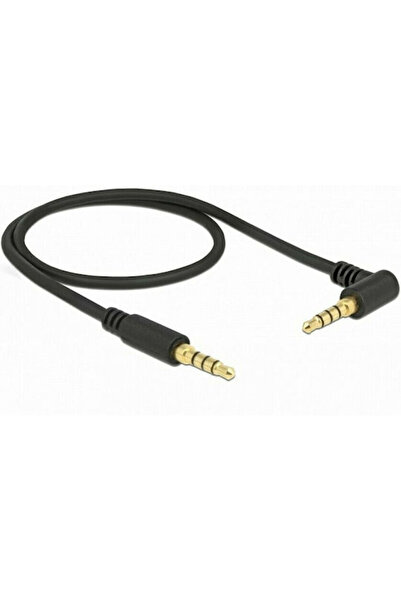 DELOCK Καλώδιο Ήχου TRRS 3.5mm Αρσενικό - 3.5mm Αρσενικό Μαύρο 1μ 85610