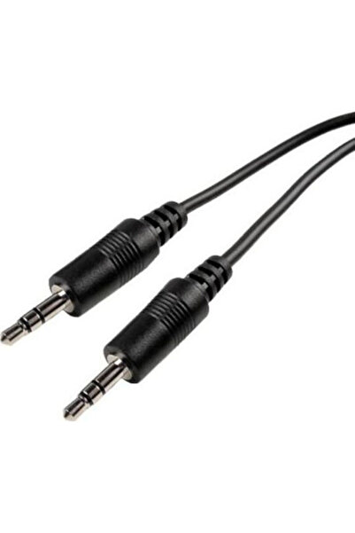 VCOM Καλώδιο Jack 3.5mm Αρσενικό - Αρσενικό 3.5mm Μαύρο 1.5μ με επιχρυσωμένα ...