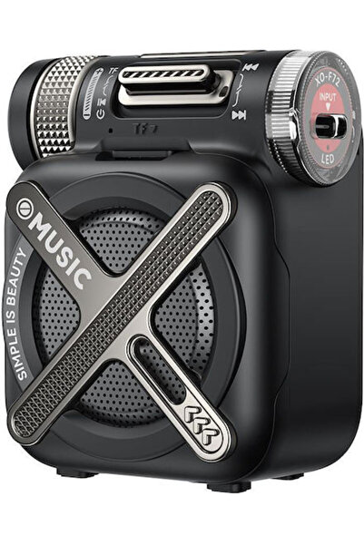Xo F72 Mecha Ηχείο Bluetooth 5W με αυτονομία μπαταρίας έως 12 ώρες Μαύρο