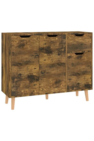 vidaxl Servantă, stejar afumat, 90x30x72 cm, lemn prelucrat