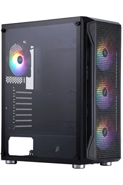 1ST PLAYER 1STPLAYER Firebase X5 RGB v2 Gaming Midi Tower Θήκη Υπολογιστή με ...