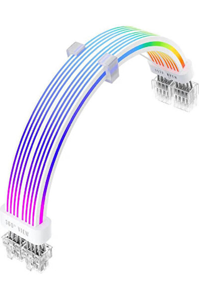 1ST PLAYER 1STPLAYER Καλώδιο PCIe 6+2 ακίδων σε PCIe 6+2 ακίδων Λευκό (NC2-8P...