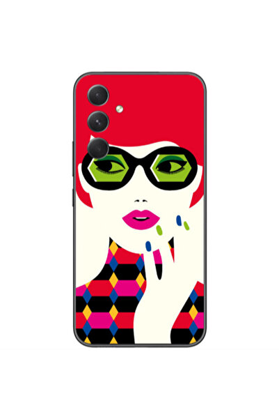Other Samsung Galaxy A05s Red hair girl Transparent Silicone TPU Θήκη