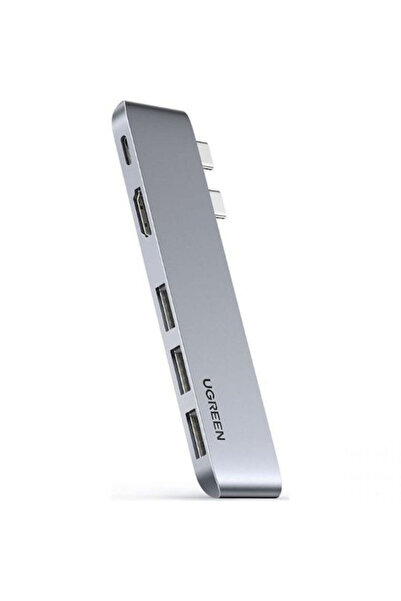 Ugreen CM251 Σταθμός σύνδεσης με διπλό USB-C, HDMI 4K, PD και υποστήριξη για ...