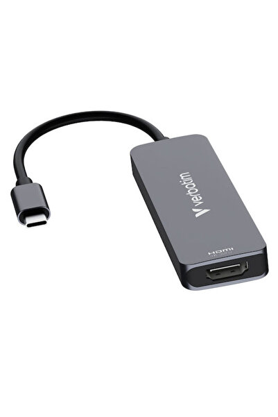 Verbatim Σταθμός σύνδεσης USB-C με HDMI 4K PD Γκρι (32155)