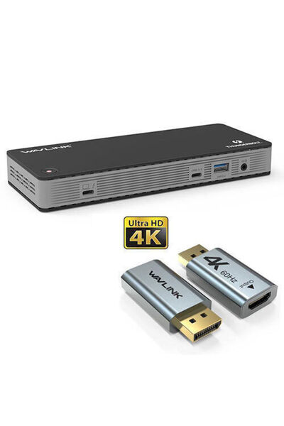 wavlink Σταθμός σύνδεσης Thunderbolt 3 με DisplayPort 4K, PD, Ethernet και υπ...