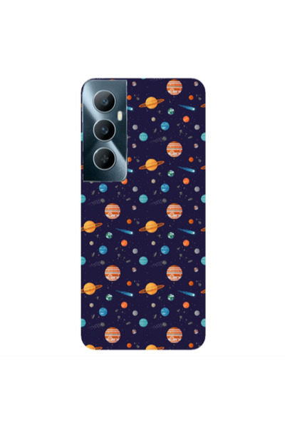Other Realme C65 Planets Transparent Silicone TPU Θήκη