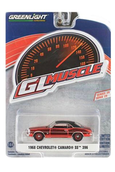 Greenlight Collectibles شيفروليه كامارو إس إس 396 طراز 1968 - لون كوردوفا مار...