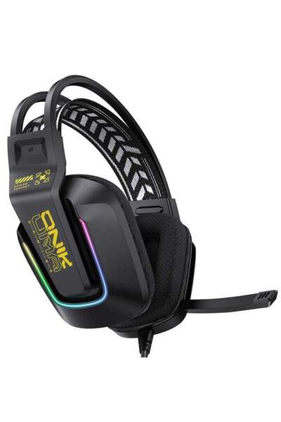Onikuma X13 RGB Colorful Lighting Wired Gaming Headset with Microphone Length...