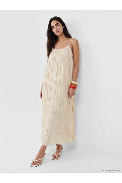 LC Waikiki Alita city: u-neck dress with rope straps - stand out from the crowd