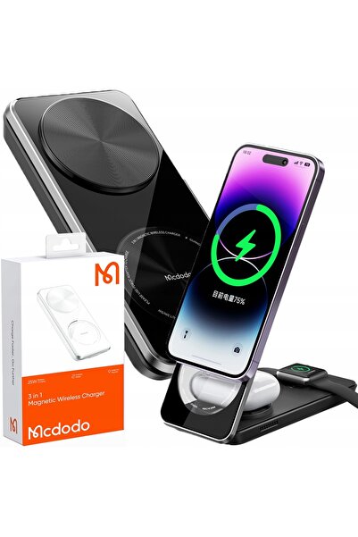 Mcdodo 3-In-1 Inductive Charger Docking Station For Iphone Airpods Watch 15W