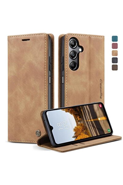 Caseme 013 Retro Θήκη Βιβλίο Brown (Samsung Galaxy A05s)