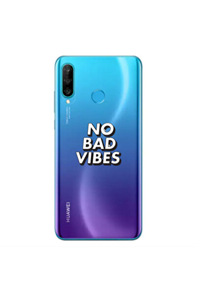 Other Huawei P30 Lite No bad vibes Transparent Silicone TPU Θήκη