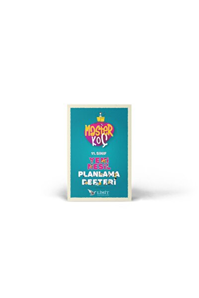 Limit Yayınları Limit 11.Sınıf Master Koç Planlama Defteri