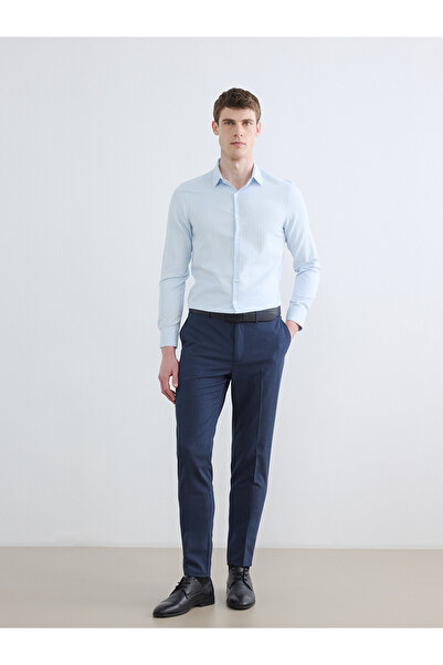 LC Waikiki Nevavm Slim Fit Men's Fabric Trousers with a Difference