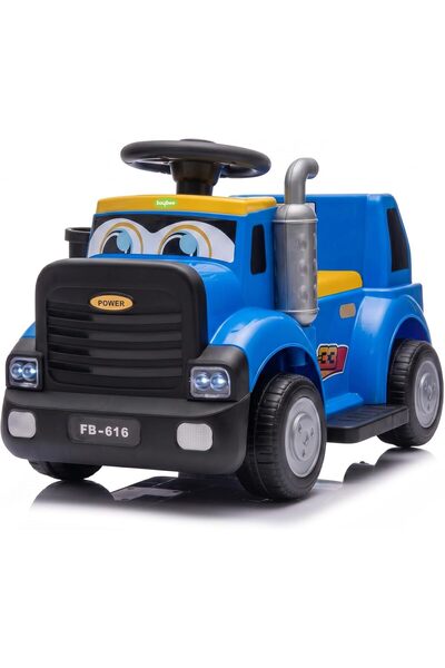 BAYBEE Rumbler Push Ride On Truck for Kids with Music, Steering Control (Dark...