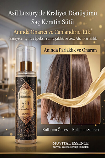 Muvital Essence muvital ASIL Luxury keratin saç sütü 200 ml ( CREATINE HAIR C...