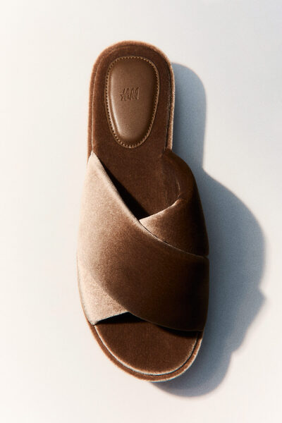 H&M Kalın Flatformlu Sandalet