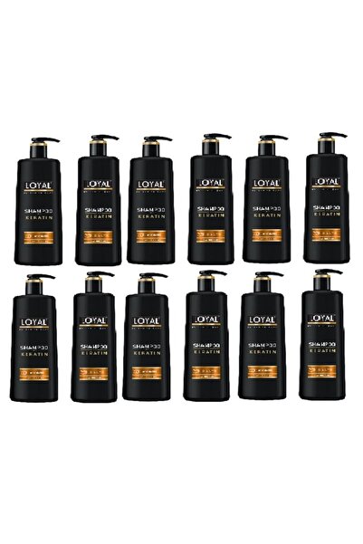 Loyal Intensive Care Hair Shampoo With Keratin 800Ml Pack Of 12