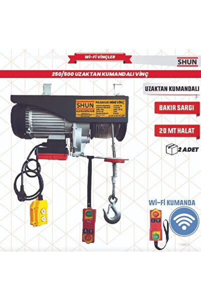 Hais VİNÇ ELEKTRİKLİ UZAKTAN KUMANDALI 250/500KG SHUN