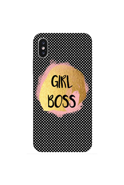 Other Apple iPhone Xs Girl boss make up Transparent Silicone TPU Θήκη