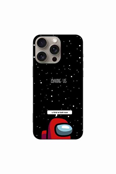 OEM Husa compatibila cu Apple iPhone 16 Pro Max Silicon Gel Tpu Model Among Us