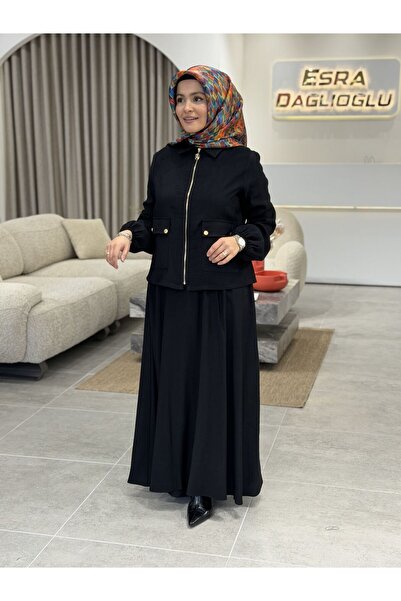 Armine MODAL ETEKLİ TAKIM SİYAH