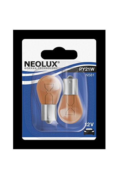 NEOLUX Bec semnalizare PY21W-halogen, culoare galben Soclu: BAU15s, Putere: 2...