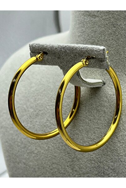 BİJU YILMAZ 26Vipk06 - Vip Gold Hoop Earrings