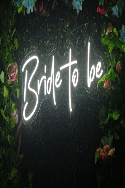 Extremmotif Bride To Be Neon Led 80cmx34cm Neon Tabela Düğün Nişan Organizasyon