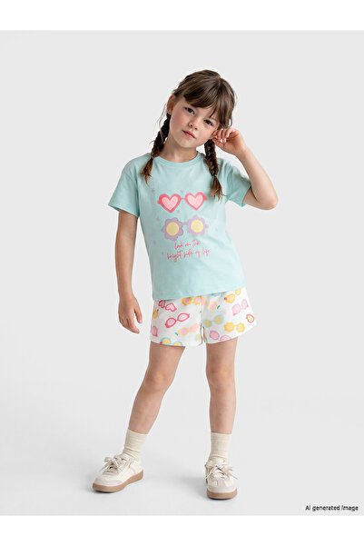 LC Waikiki Özmarka New Season Girls' Shorts 2-Pack