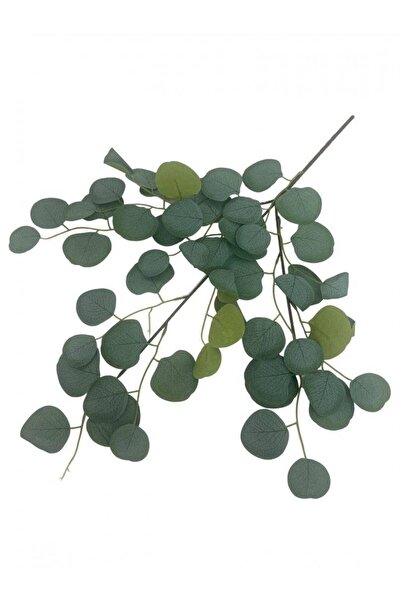 OEM Flori Artificiale Creanga Eucalipt Frunze Rotunde Verde Prafuit