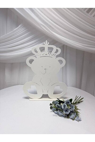 OEM Ornament Decor Ursuleti Print PVC Alb