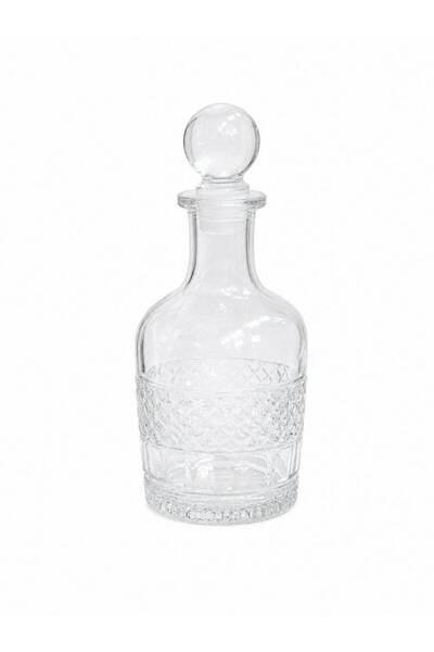 OEM Perfume Bottles with Round Glass Stopper Diamonds Top and Bottom