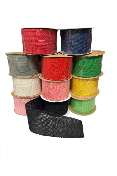 OEM Jute Ribbon 6cm Dark Yellow