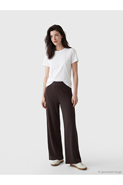 LC Waikiki Trendlucky Soft Touch Women's Sweatpants with Elastic Waist and Co...