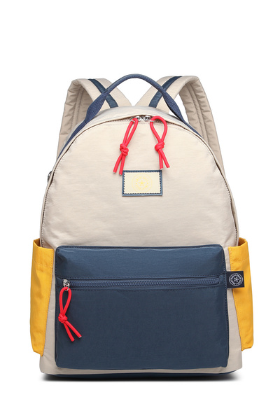 SMART BAGS Geantă de școală colorată din material textil impermeabil, cu comp...