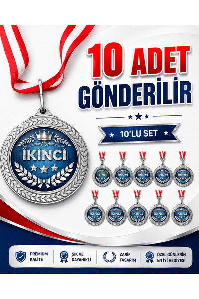 HiperAD Reklam İKİNCİLİK(2) Gümüş Madalya Metal | Ödül Madalyası 2.lik Yarışm...