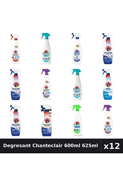 Chanteclair Set 12 Degresant Universal 600ml 625ml - 9 Arome Asortate Curatenie
