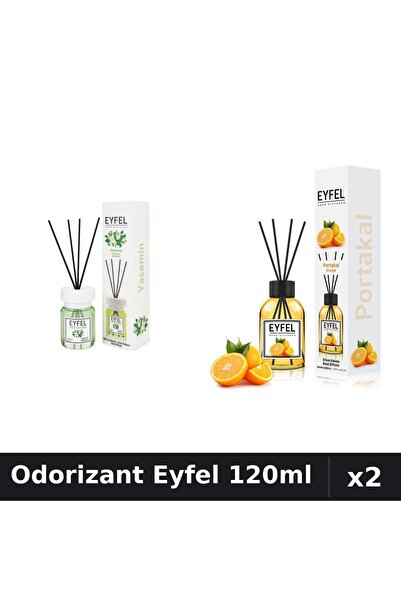 Eyfel Set 2 Odorizant Camera Betisoare 120ml - Iasomie, Portocala