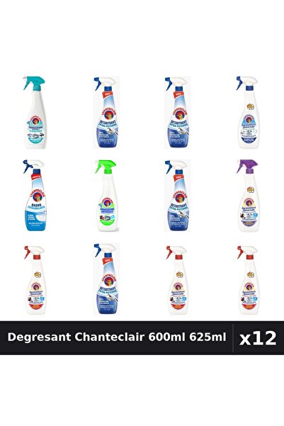 Chanteclair Set 12 Degresant Universal 600ml 625ml - 7 Arome, Anticalcar, Bic...