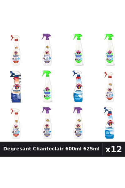 Chanteclair Set 12 Degresant Universal 600ml, 625ml - Marsilia, Mosc, Lamaie,...