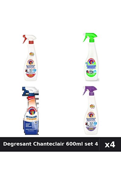 Chanteclair Set 4 Degresant Universal 600ml - Marsilia, Lămâie, Lavandă, Anti...