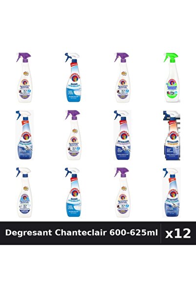 Chanteclair Set 12 Degresant Universal 600-625ml - Lavanda, Lamaie, Mosc Alb,...