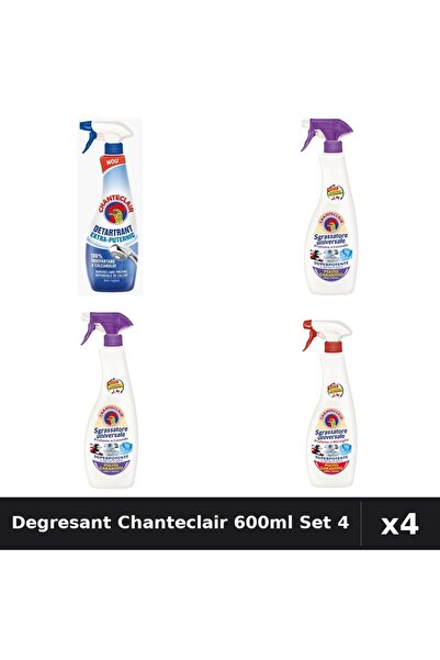 Chanteclair Set 4 Degresant Universal 600ml + Detartrant 625ml - Lavanda, Mar...