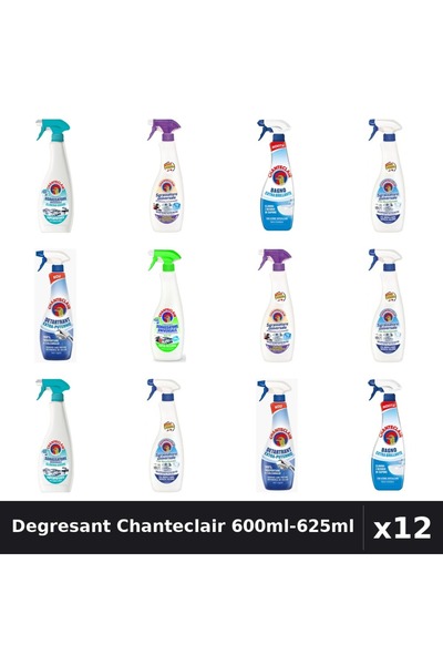 Chanteclair Set 12 Degresant Universal 600ml-625ml - Lavanda, Bicarbonat, Lăm...
