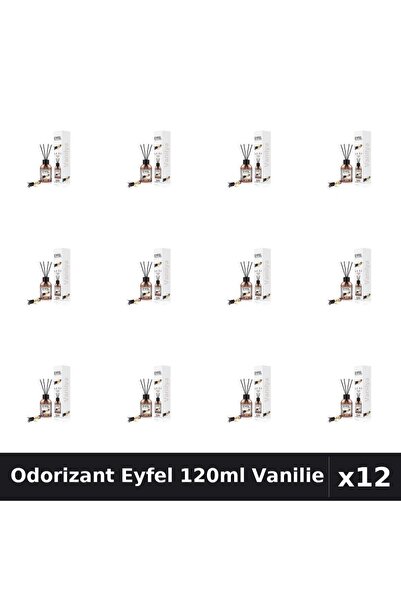 Eyfel Set 12 Odorizant Camera Betisoare Vanilie 120ml - Parfum Intens Casa
