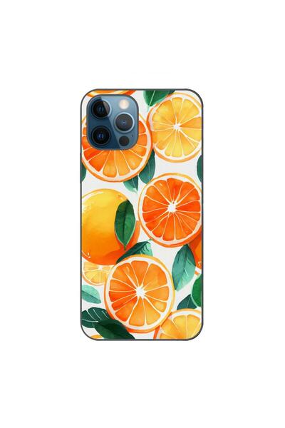 OEM Husa compatibila cu Apple iPhone 12 Pro Max Silicon Gel Tpu Model Oranges