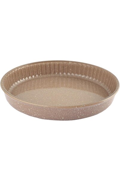 Generic Pasabahce Granite Round Tray, Brown Color, Model K:6PC