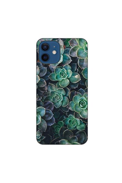 OEM Калъф, съвместим с Apple iPhone 12, силиконов гел TPU, с десен  "Каменни ...